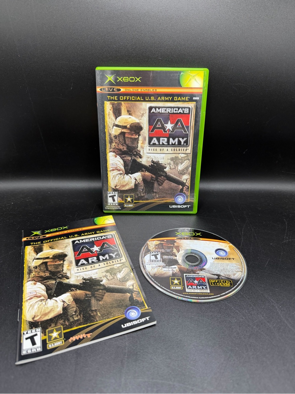 America's Army: Rise of a Soldier (Original Xbox) CIB COMPLETE & TESTED